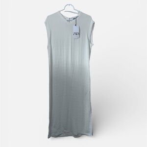 Zara Beachy Off-White Dress – NWT – Size M ☀️